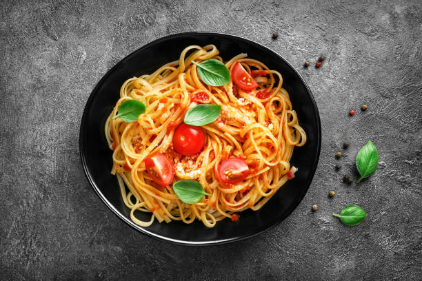 istock Delicious italian pasta for lunch 1266318890