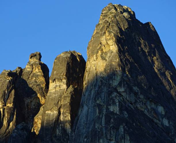 Liberty Bell Rock Light Northern Washington's Cascade Range.
North Cascades National Park Edge.
Okanogan National Forest. liberty bell mountain stock pictures, royalty-free photos & images