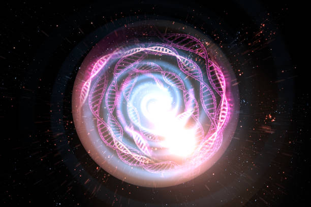 istock Universe Black Hole 3D Illustration 1266326702
