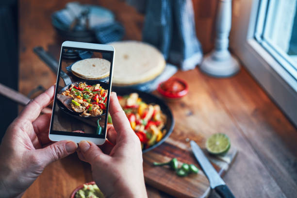 istock Fajitas de Pollo Chicken marinated Tortillas with Onions and Peppers 1266334762