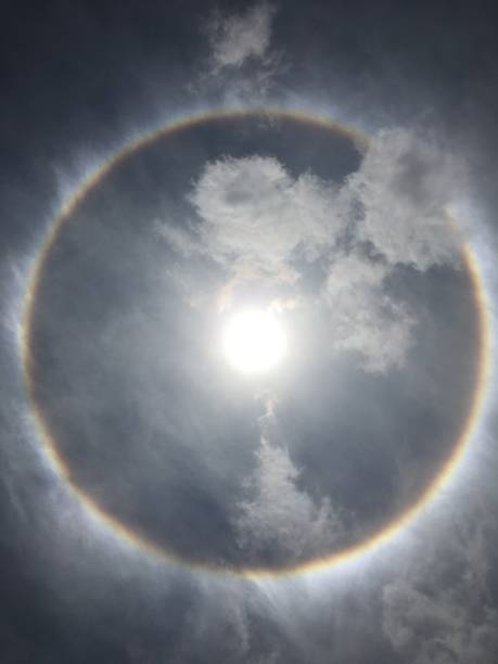 istock Solar halo captured during the day 1266336929