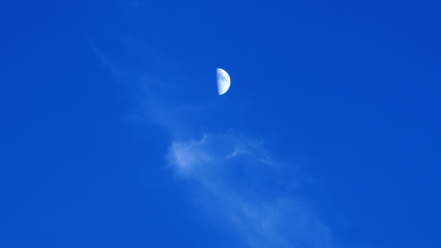 Half Moon and Cloud