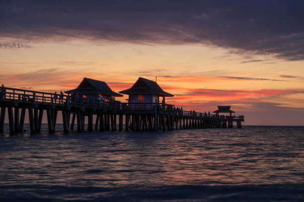 istock Naples Pier in Naples Florida at Twilight 1266344056
