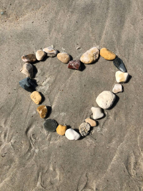 istock Rocks at Beach Shaped Like a Heart 1266346252