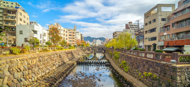 istock Megane Spectacles Bridge in Nagasaki, Kyushu Japan 1266361960