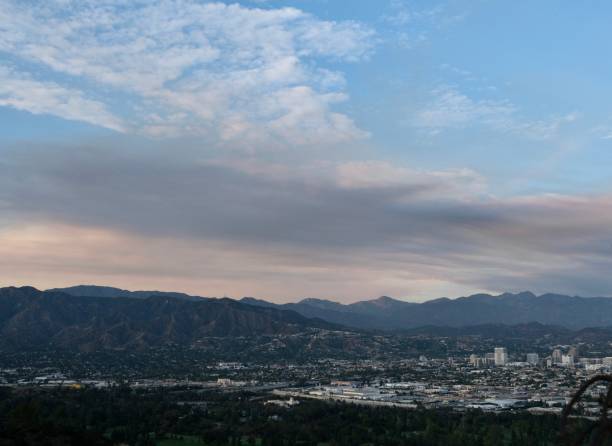 istock Wild fires in CA - Smoke over the San Gabriel Valley 1266376812