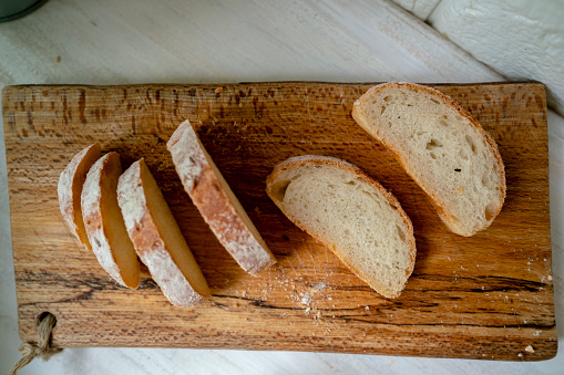 slices of homemade wholegrain bread