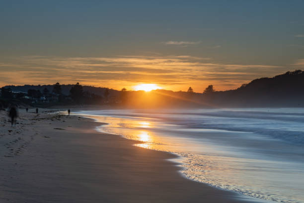 istock Light High Cloud Sunrise Seascape with Sun 1266384671