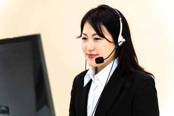 istock Woman working in a call center 1266386559