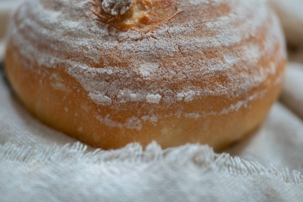 homemade artisan country boule
