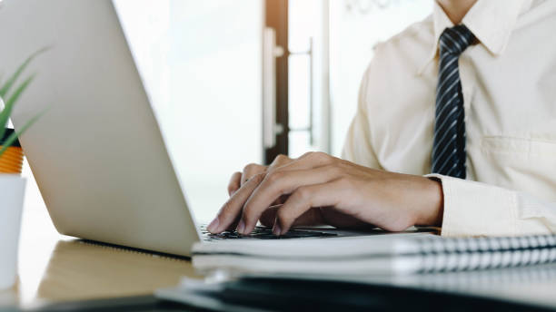 istock businessman analyzing statistics on laptop screen, working with financial graphs charts online, using business software for data analysis and project management concept 1266388700
