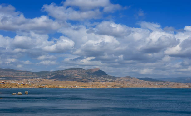 istock summer sea bay under a cumulus cloudy sky 1266399655