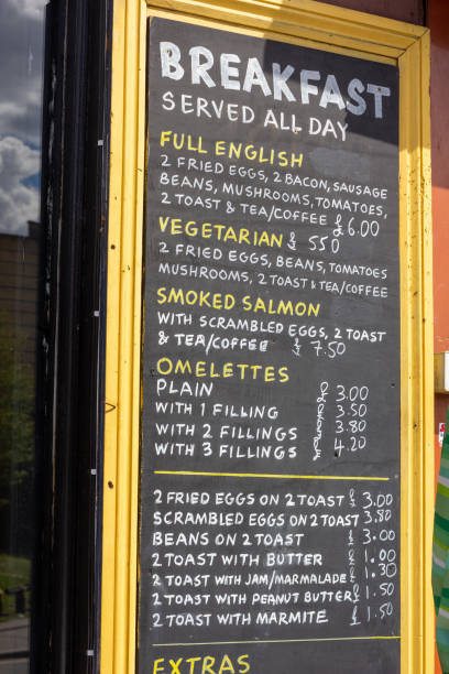 istock Breakfast Menu in Borough of Camden, London 1266402419