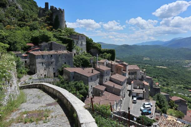 istock Peaches - Panorama of the village 1266404713