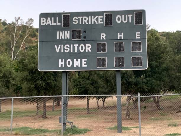 istock Abandoned baseball field sign 1266405660