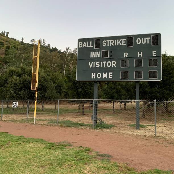 istock Abandoned baseball field sign 1266405662