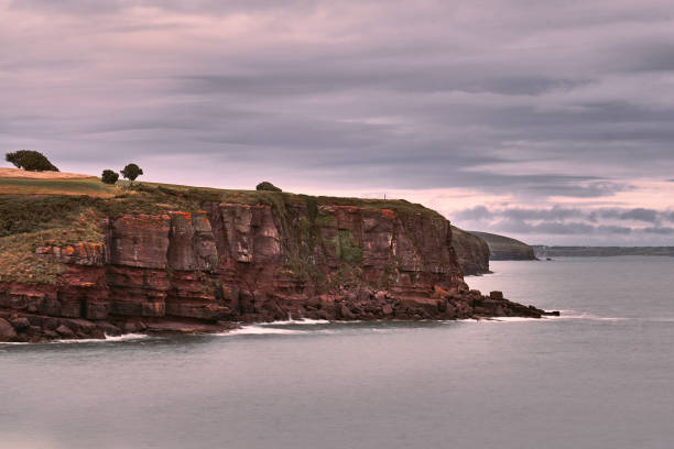 Dunmore East Cliffs Cliffs of Dunmore East dunmore town stock pictures, royalty-free photos & images