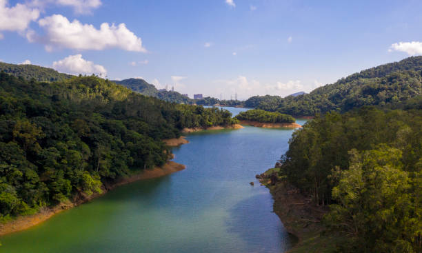 istock Aerial view of Shing Mun Reservoir 1266407603