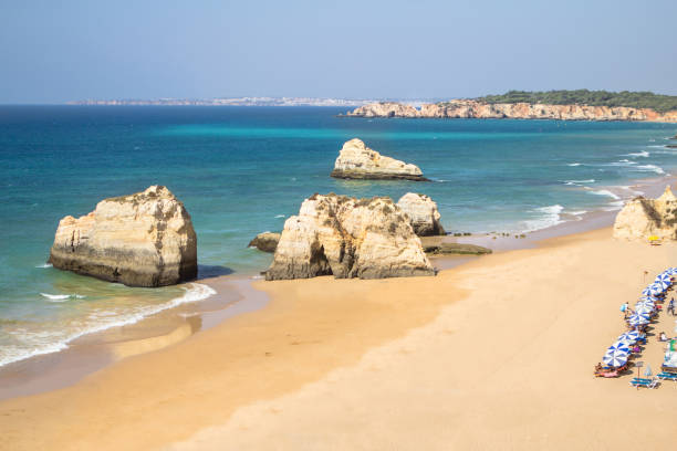 istock Rocha Beach, Portimao, Portugal 1266409621