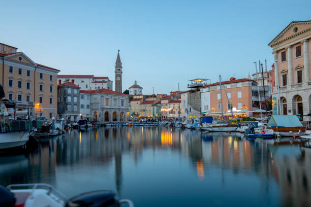 istock Harbor in Piran, Slovenia 1266409785