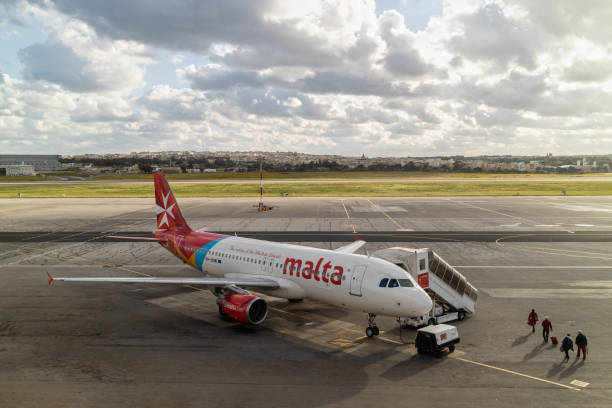 March 22, 2018 : View of Malta International Airport
