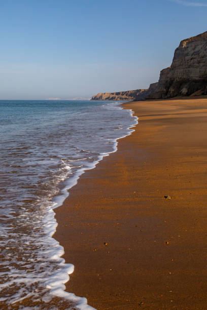 istock An Empty Beach on the Isle of WIght on a Sunny Morning 1266411012
