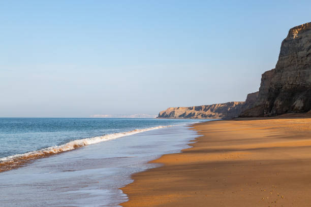 istock An Empty Beach on the Isle of WIght on a Sunny Morning 1266411872
