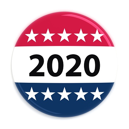 US elections 2020 vote badge