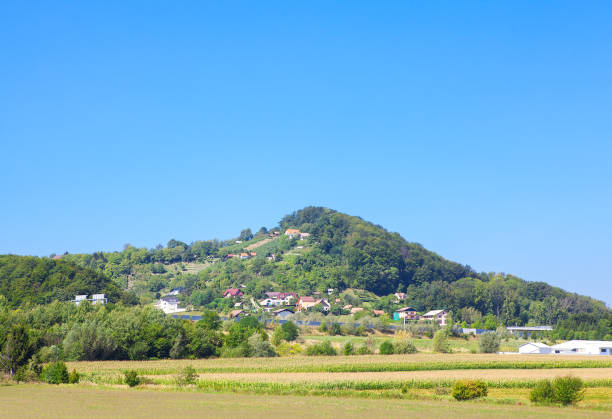 istock Village situated on the hill 1266421281