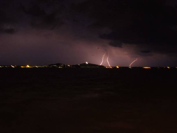 istock Lightning on the south coast photographed from Badacsony 1266423524