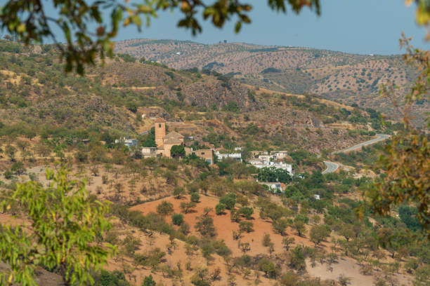istock village on the mountainside in southern Spain 1266424593