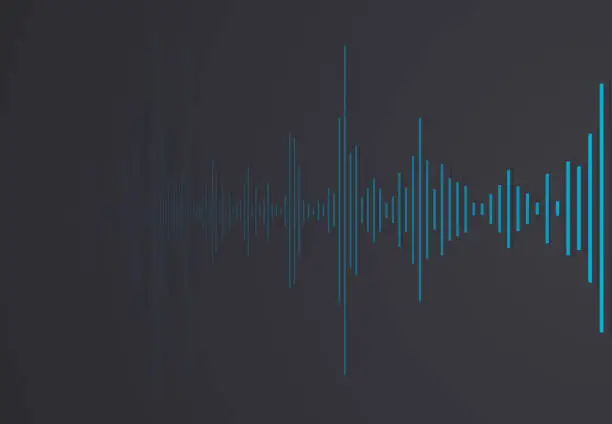 Vector illustration of Audio Clip Abstract
