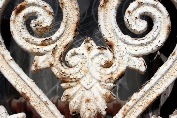 istock detail of an old rusty iron gate 1266428940