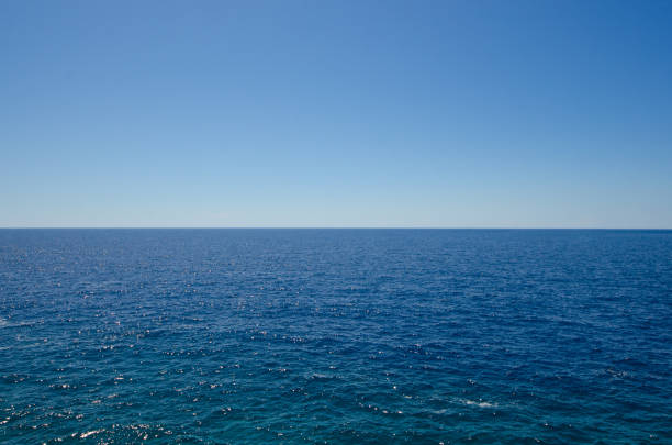 istock Clear sky and clear sea 1266428950