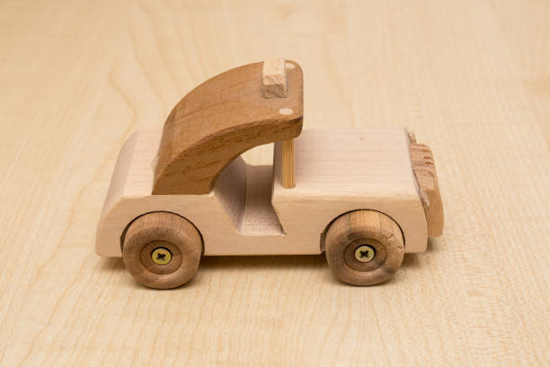 istock Wood car toy 1266432549