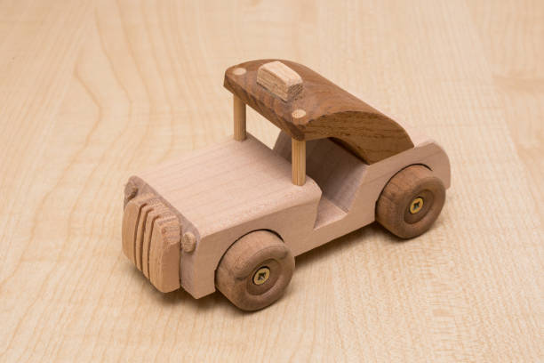 istock Wood car toy 1266432551