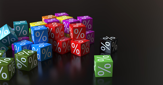 Cubes with Percentage Sign