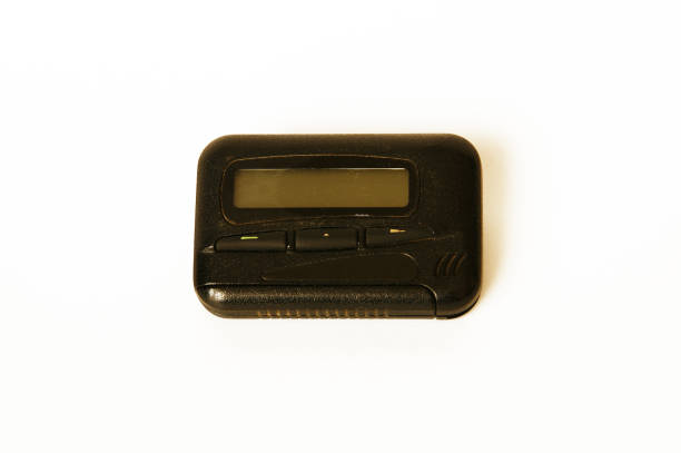 istock pagers, old vintage beeper, pager isolated 1266444041