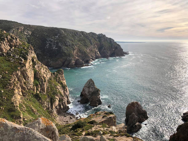 istock view to the coast at sunset 1266445266