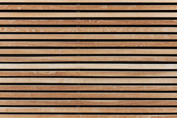 fundos de imagem modernos feitos de fios de madeira e madeira - wood cladding - fotografias e filmes do acervo