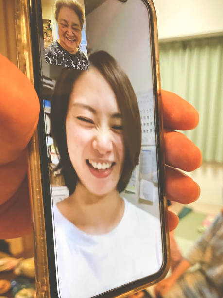 istock Asian senior making a Video call with grand daughter 1266458689