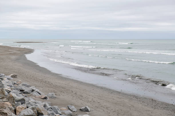 istock Beach at Hokitika on overcast day 1266467447