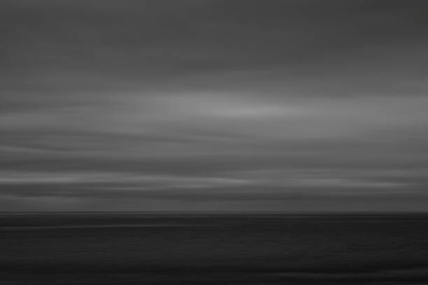 istock Sky and sea in Black and White 1266467454