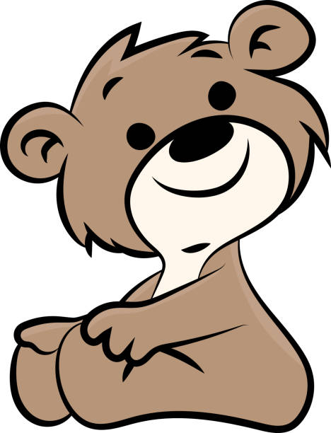 Cartoon Teddy Bear Vector Illustration For Children Stock Illustration -  Download Image Now - iStock