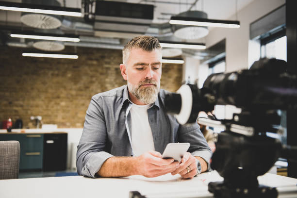 istock Businessman in office during corporate Interview 1266475768