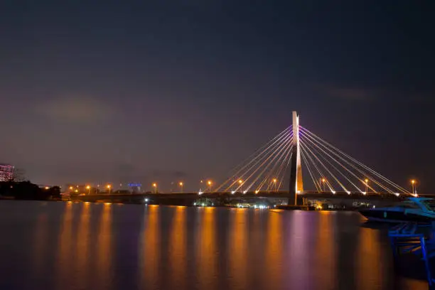 I was inspired to go more,when i took this Photograph during the Corona pandemic. This landscape, the bridge is located at Lagos State,Nigeria known as Ikoyi link Bridge.