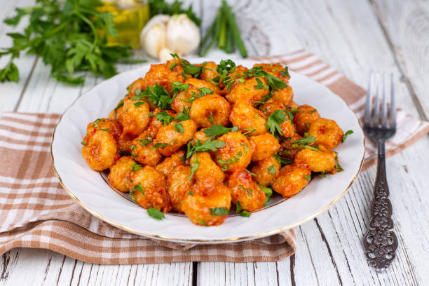 istock Turkish foods; bulgur garlic meatball (Sarimsakli bulgur kofte) 1266483099