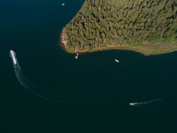 istock Aerial view over Stockholm archipelago 1266492094