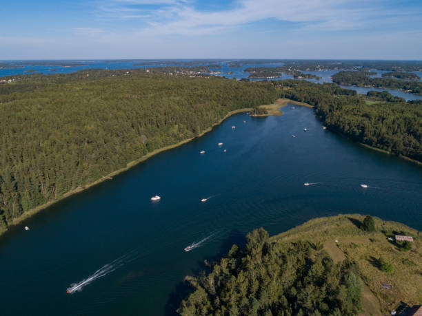 istock Aerial view over Stockholm archipelago 1266492097
