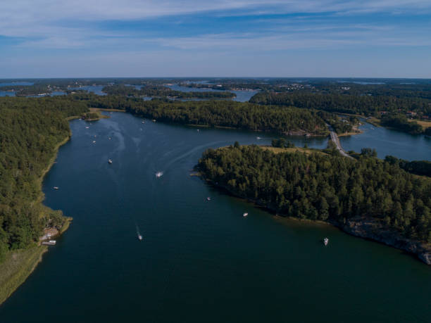 istock Aerial view over Stockholm archipelago 1266492098